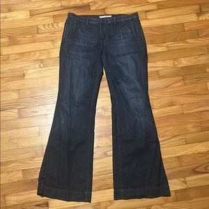 Joe's Jeans Dark Wash Flare / Trousers. Size 30. Inseam 34.
